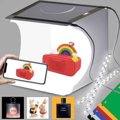 Photo Studio Box, PULUZ Mini Folding Lightbox LED image 1