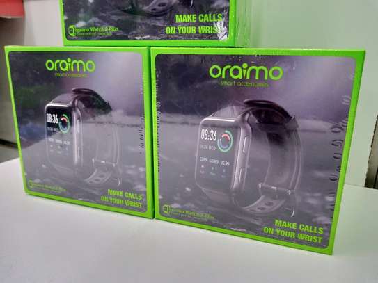 Oraimo Watch 2 Plus 1.69'' LCD Screen BT Call Smart Watch image 1