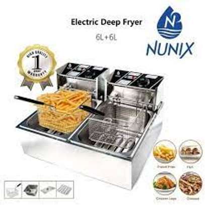 Nunix 6L+ 6L Commercial Double Deep Fryer image 2