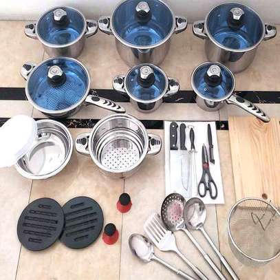 30 PCS MARWA STAINLESS STEEL COOKWARE image 1