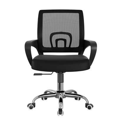 Office seats: Low back adjustable clerical office chair image 2