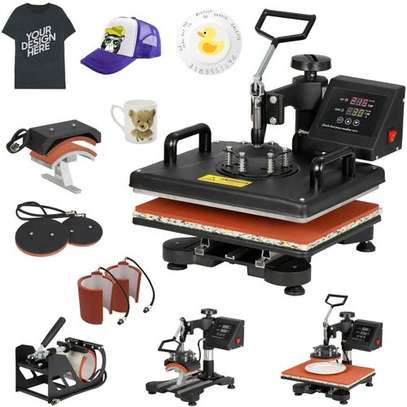 Combo Heat Press Machine 8 In 1 For T-Shirt Printing image 4