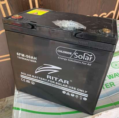 50ah 12V Dry cell Ritar rechargeable batteries image 1