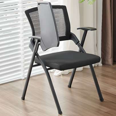 0ffice Chairs: Black Modern Office Task Chair image 2