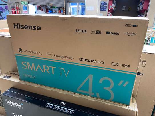 43 inch Hisense 43S4 frameless smart tv image 1