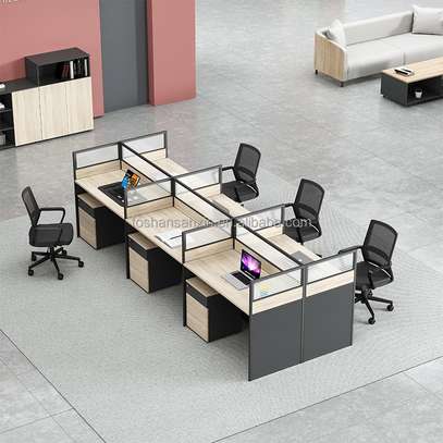 6-Way Modular Office Workstation – Modern Design image 6