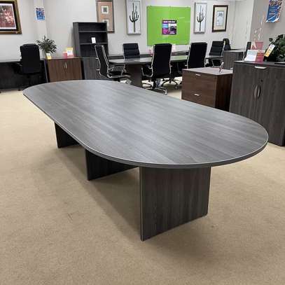 Oval Custom 10-Seater Boardroom Table image 2