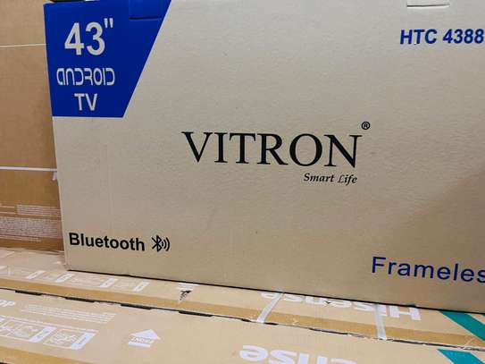 VITRON 43 INCHES SMART ANDROID FRAMELESS TV image 1