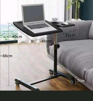 Adjustable movable laptop desk image 1
