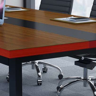 Boardroom Table: Office Boardroom Table With Wooden Top image 6