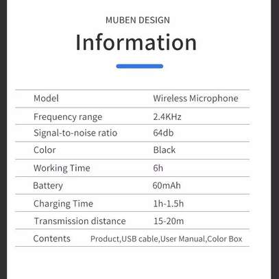 K9 TYPE C WIRELESS MICROPHONE image 2