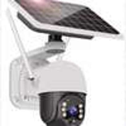 4G Solar Camera PTZ 360°-(With Sim Card & Memory Slot) image 2
