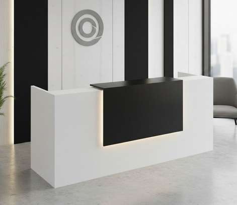 1800mm Wooden Front Office Desk image 6