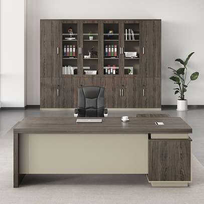 Office Desk: 180cm Executive L-Shape Office Desk image 5