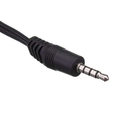 3.5mm Stereo Male Audio Jack to 3-RCA AV Male Cable image 2