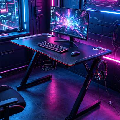 Home/Office Desks:Gaming Desk with LED Lights In Kisumu image 2