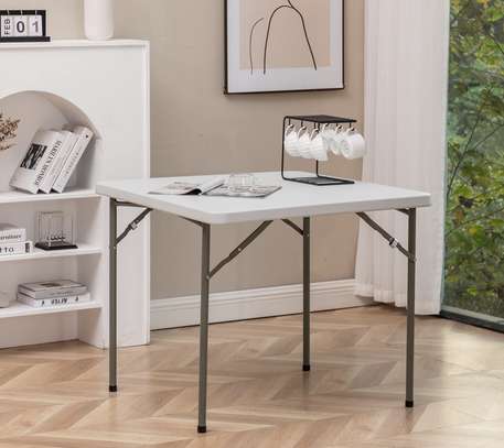 Foldable Table; Portable Plastic Foldable Table image 4