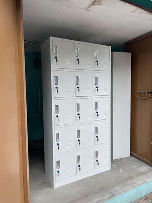 15-Locker steel office cabinet image 2