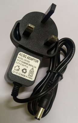 5V volt power supply 3pin 1A UK plug charger AC/DC adapter image 1