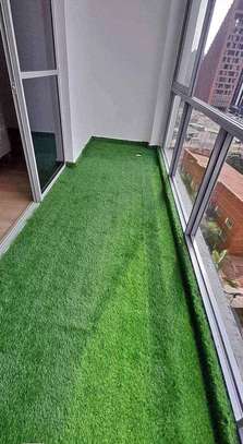 Quality artificial green grass carpet. image 3