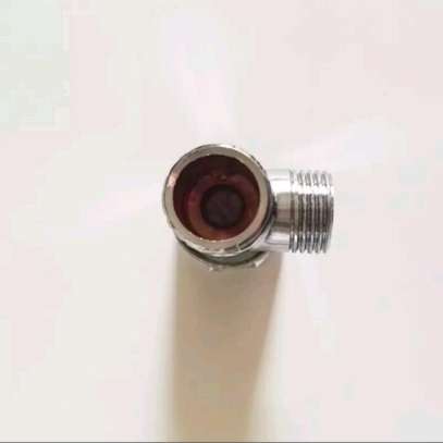 Brass plated chrome angle valve for toilet & bathroom image 2