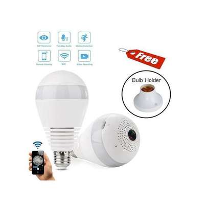 CCTV HD Panoramic Camera Bulb + Free Bulb Holder image 3