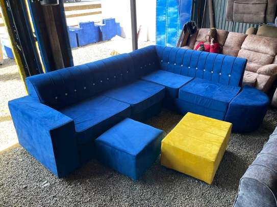 L shape sofa set 6seater image 1