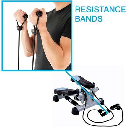 Mini Stepper Machine With Resistance Band And Digital Screen image 3