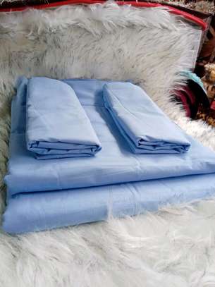 6 by 6 plain blue bedsheets image 2
