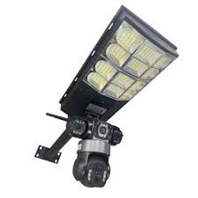 4G Solar CCTV Camera With Street Light. image 3
