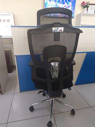 Office Chair: Breathable Mesh Lumbar Support, Work Smart image 5