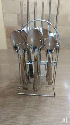 Stainless Steel Spoons Set image 1