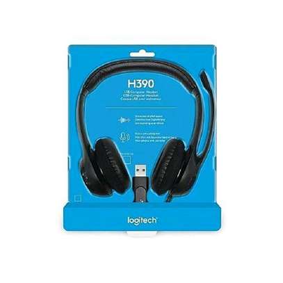Logitech H390 USB Headset With Noise Canceling Microphone image 1