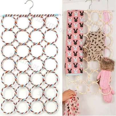 28 holes scarf/ tie holder image 1