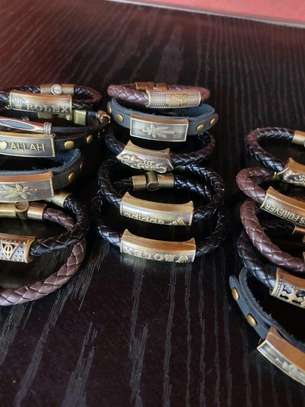 Unisex Leather Bracelets image 1