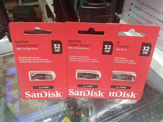Sandisk Cruzer Force Metallic USB Flash Drive- 32GB image 1