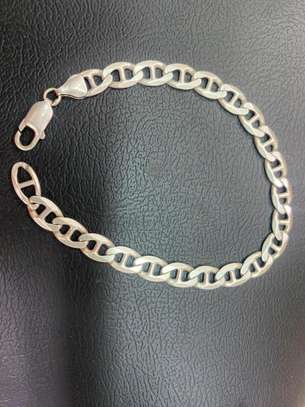 Silver chains..bracelets and rings image 2