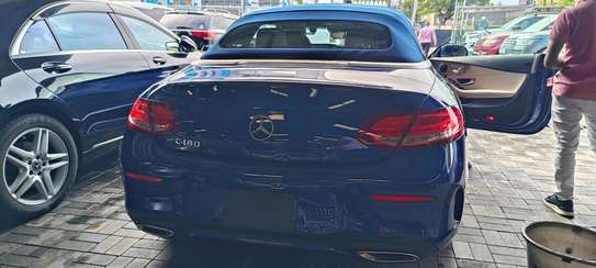 Mercedes Benz AMG C180 Convertable blue 2018 image 10