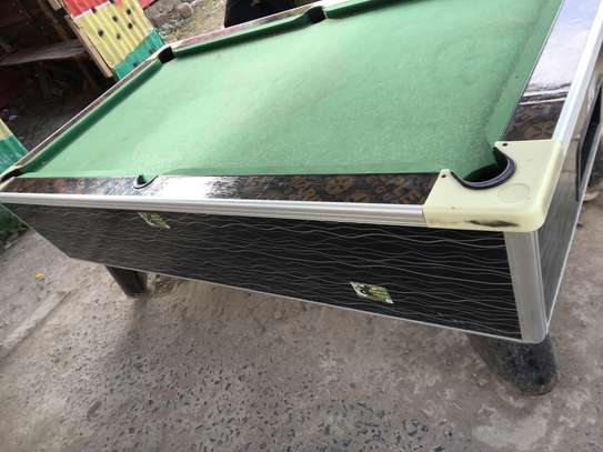 Marble top pool table on quick sale image 2