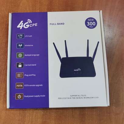 All Networks Home/office 4G LTE WiFi Sim Router image 1