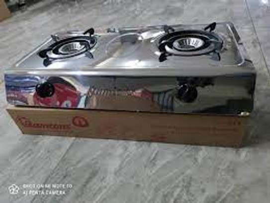 Ramtons RG/544-Stainless Steel Table Top 2 Burner Gas Cooker image 2