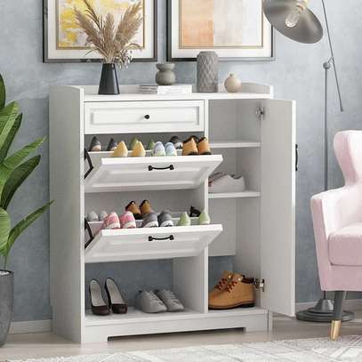 Shoe Rack: Entryway Flipping Shoe Cabinet image 1