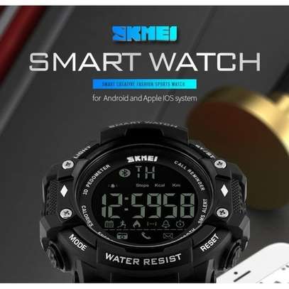 SKMEI 1227 Bluetooth Tactical waterproof sports smart watch image 3