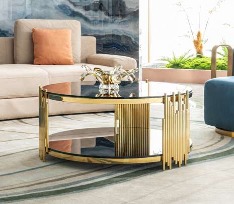 Round Stainless Steel  Table Coffee image 10