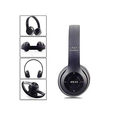 P47 BEST Wireless Headphones + FREE 1M AUX Cable image 1