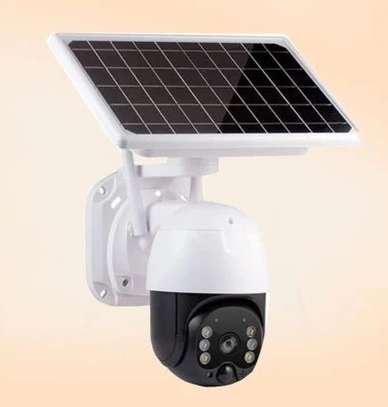 4G Simcard Solar Powered PTZ 360 Degrees CCTV Camera. image 2