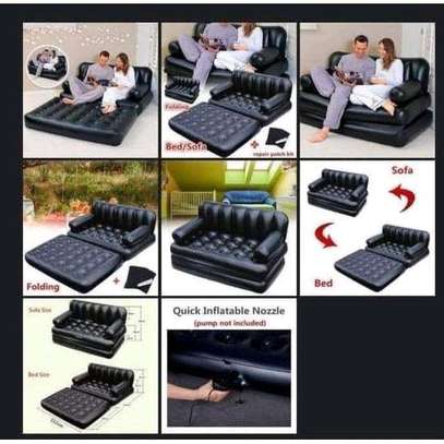 5in1 inflatable sofa bed image 1