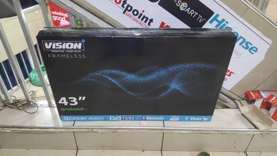 Vision Plus 43", FHD FRAMELESS SMART, Android LED TV-NEW image 1