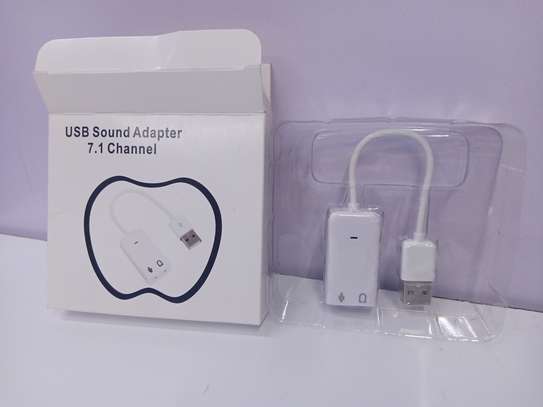External USB Sound Card 2.0/ Computer Sound Card Adapter image 2