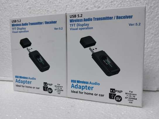 USB Bluetooth 5.2 Receiver Transmitter Wireless Audio Adapte image 3
